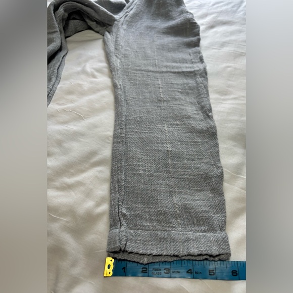 Free People Light Blue Pant & Belt Size 2 - Picture 11 of 13